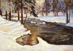 Filipkiewicz-Strumień leśny zima_1919.jpg