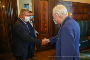 bs_200914_5626.jpg-Ambasador Rumunii,Majchrowski,Spotkanie Autor: B. Świerzowski