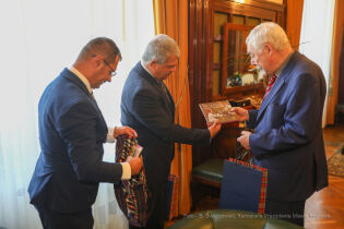 bs_200914_5780.jpg-Ambasador Rumunii,Majchrowski,Spotkanie Autor: B. Świerzowski