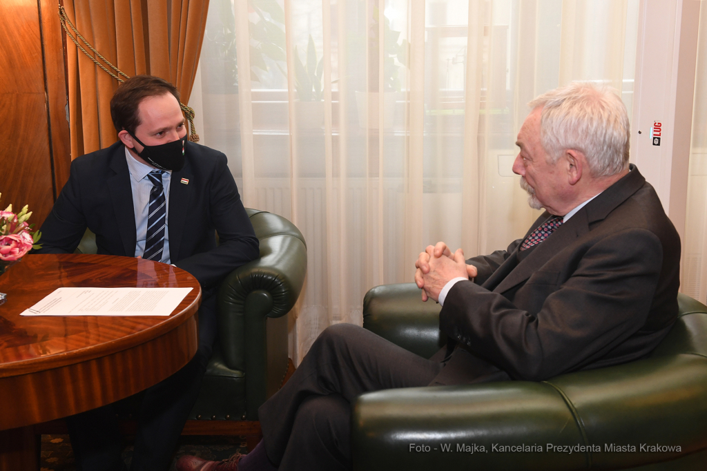 03jpg.jpg-Spotkanie z Konsulem Generalnym Węgier Tiborem Gerencsér  Autor: W. Majka