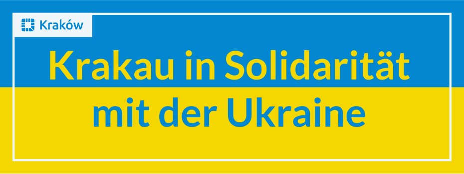 Krakau in Solidarität mit der Ukraine 