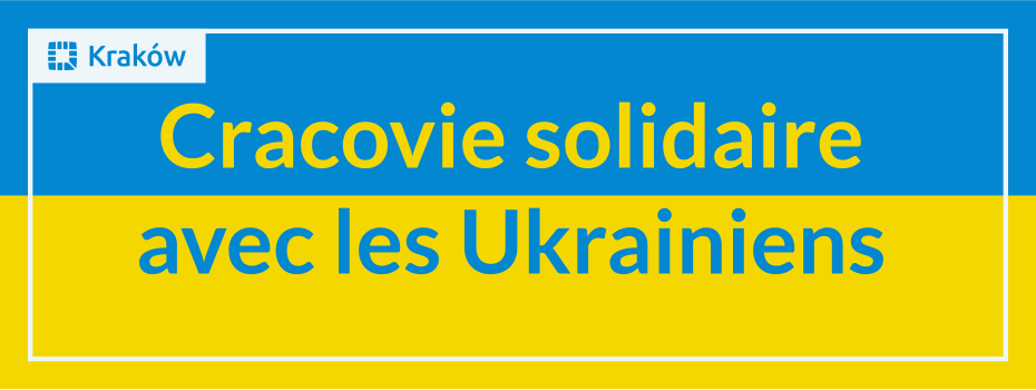 Cracovie solidaire avec les Ukrainiens