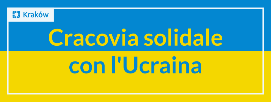 Cracovia solidale con l'Ucraina