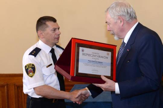 Dariusz Habas wyróżniony nagrodą Bezpieczny Kraków