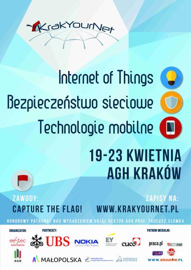 Plakat KrakYourNet 2016