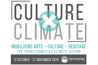 Climate and Culture - logotyp. Fot. Culture and Climate - Climate Heritage Network
