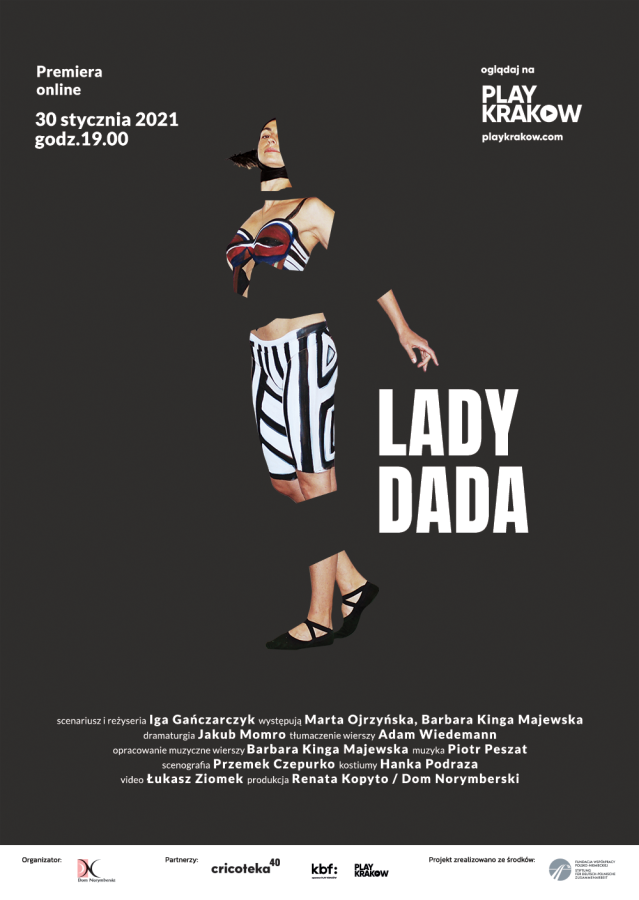 plakat spektaklu Lady Dada 