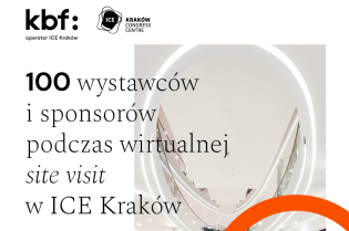 Around 100 exhibitors and sponsors from all over the globe attend a virtual site visit at ICE Kraków