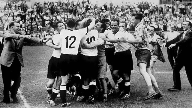 Zwycięstwo Niemców nad Węgrami w meczu finałowym MŚ 1954