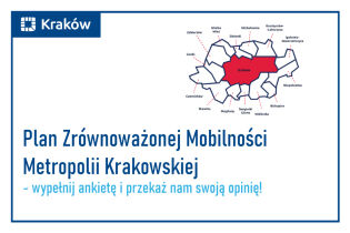 nas obrazku jest mapa obszaru dotyczącego metropolii krakowskiej