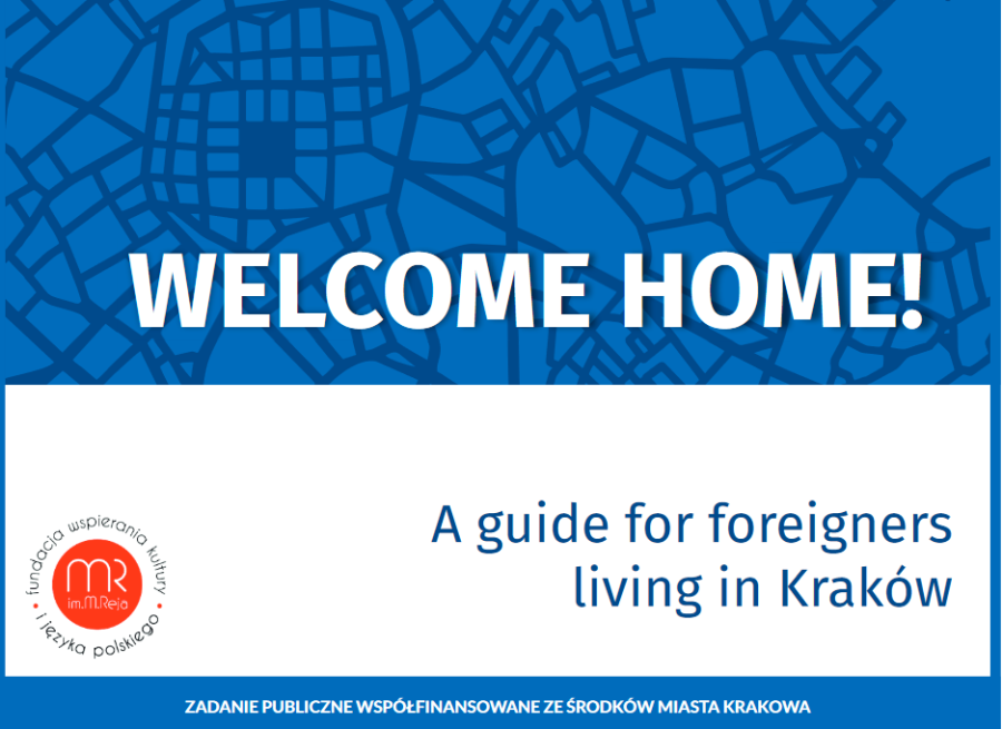 Pakiet powitalny dla obcokrajowców w Krakowie - fragment strony tytułowej dokumentu