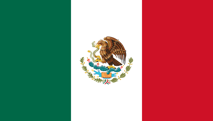 La Bandera nacional de México