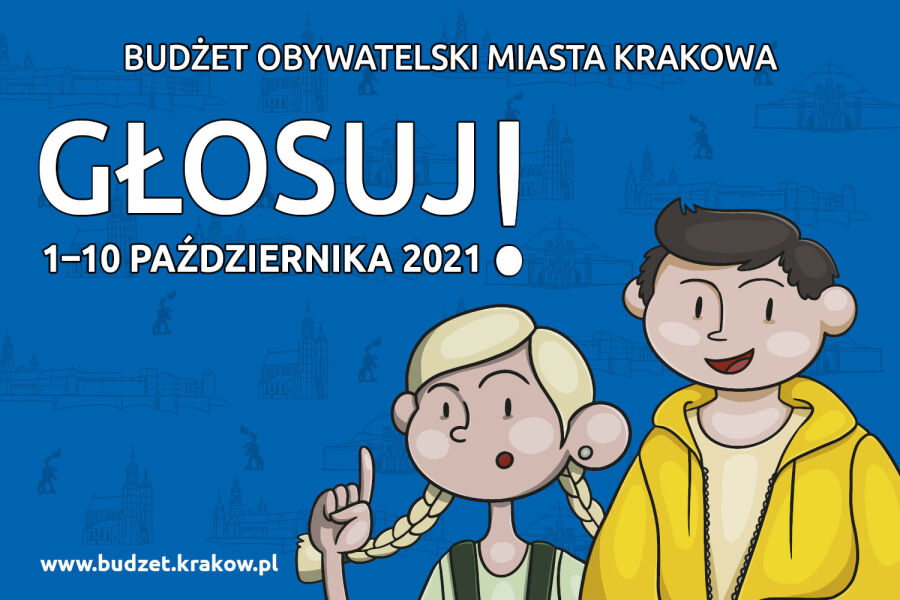 Budżet Obywatelski Miasta Krakowa. Głosowanie od 1 do 10 października 2021 r. 