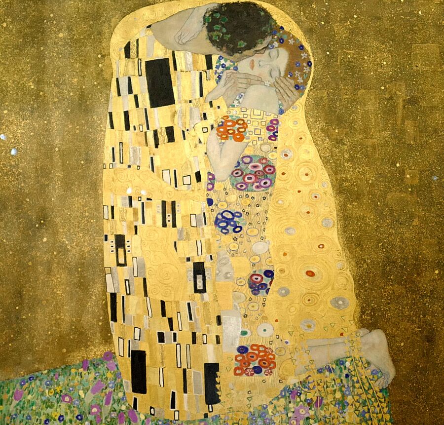 Pocałunek. Obraz autorstwa Gustawa Klimta