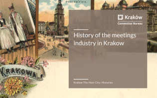 Kraków the Host City: Stories Episode 4: First Scientific Conferences. Photo Postcard from Krakow, ca. 1901 (Publisher: Salon Malarzy Polskich)