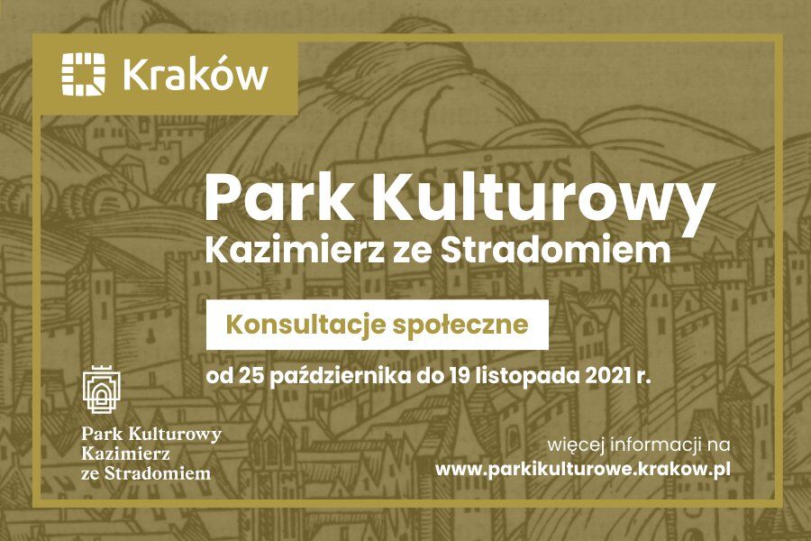konsultacje park kulturowy Kazimierz (plakat)