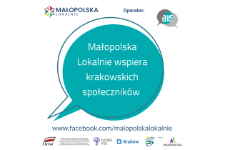 Małopolska Lokalnie wspiera krakowskich społeczników 8 raz - plakat