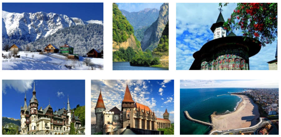 Atrakcje turystyczne Rumunii - zbiór zdjęć