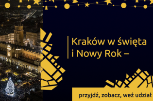 Kraków w święta i Nowy Rok banner