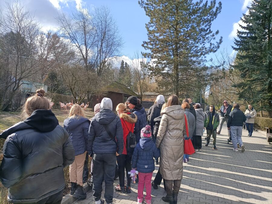 Dzieci ze Lwowa z wizytą w Zoo