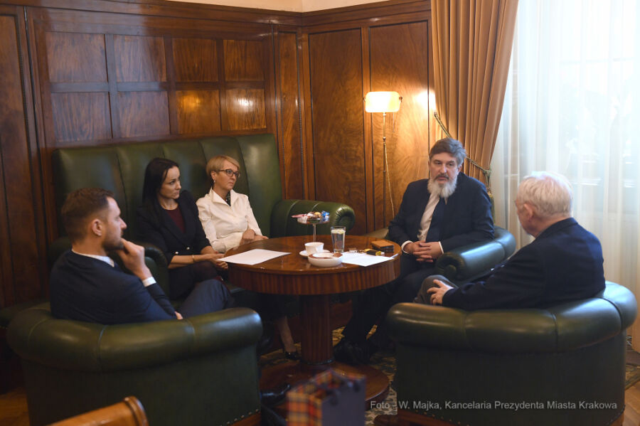 Wizyta Ambasadora RP na Białorusi u Prezydenta Krakowa 