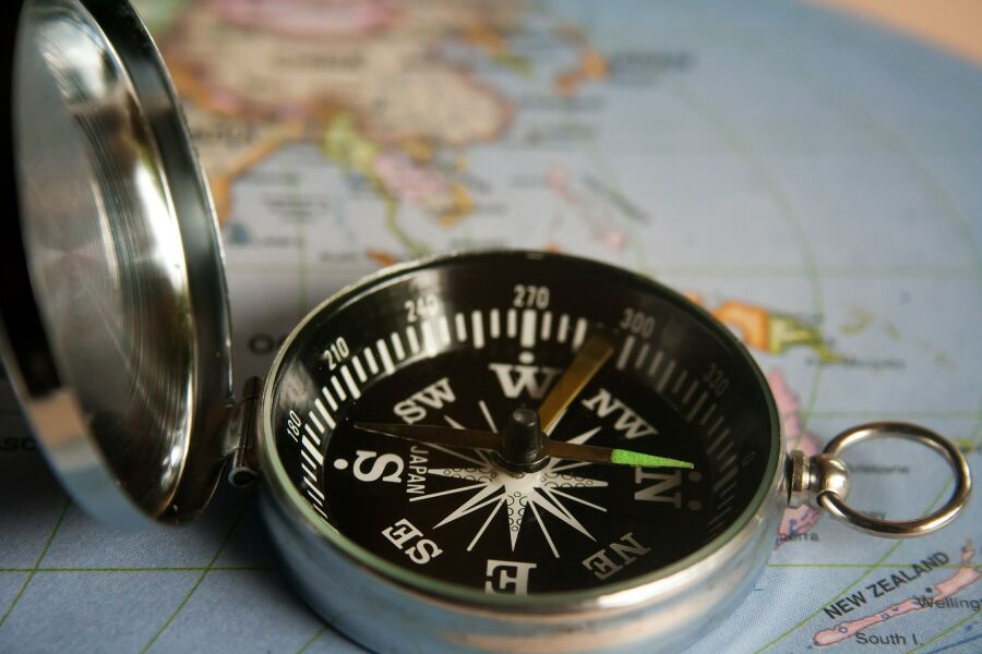 podróżowanie, podróże, turystyka, kompas, mapa