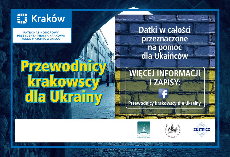 Przewodnicy krakowscy dla Ukrainy plakat
