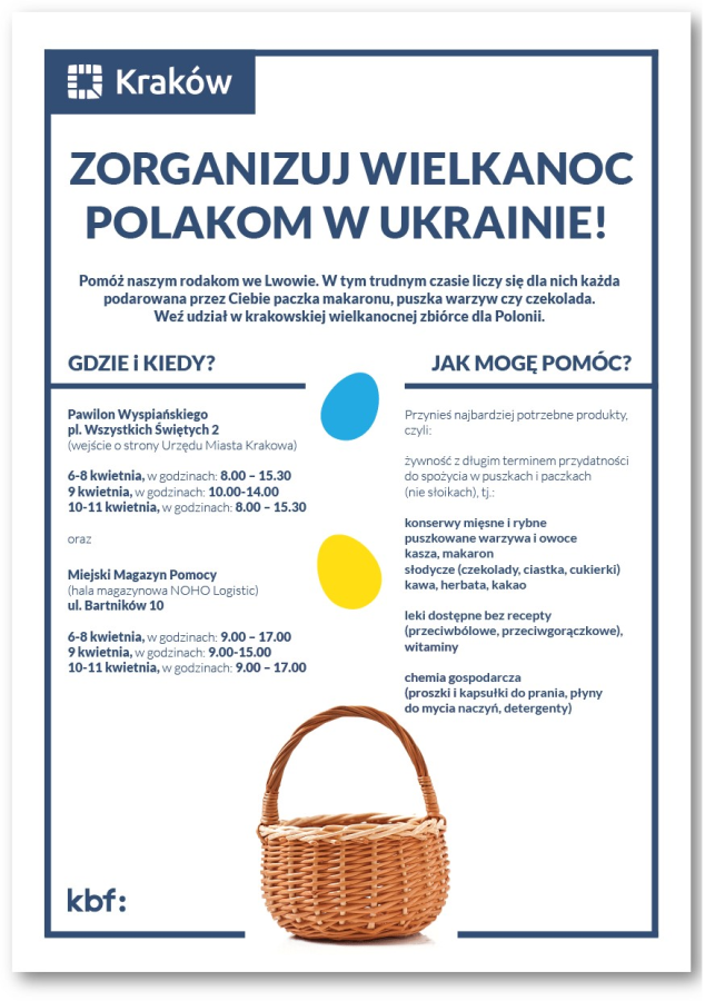 Pomoc Polonii we Lwowie plakat