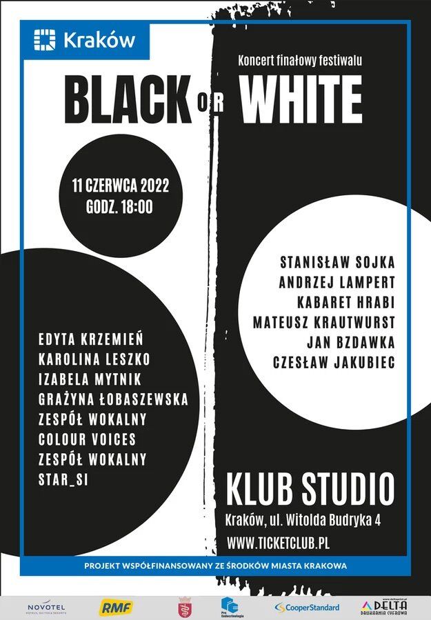 black or white 2022 plakat