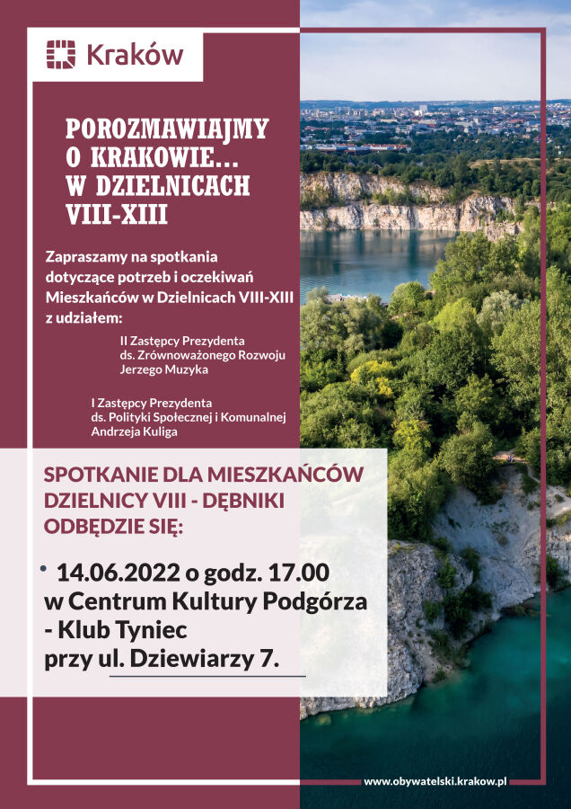 Porozmawiajmy o Krakowie... w dzielnicach VIII-XIII,