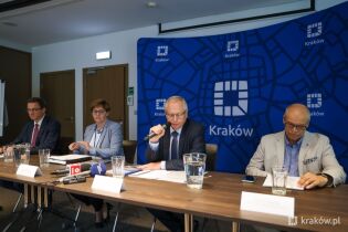 Briefing prasowy dotyczący aktualizacji Strategii Rozwoju Krakowa 2030. Fot. B. Świerzowski