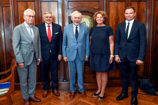 Wizyta studyjna delegacji z Wiednia. Spotkanie z Prezydentem Krakowa 11.08.22. Fot. Piotr Wojnarowski - Kancelaria Prezydenta UMK