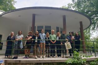 Wizyta młodzieży z Lipska w ramach projektu współpracy. Centrum Symbioza. Fot. Justyna Olszańska