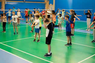 Zajęcia w Akademii Badmintona