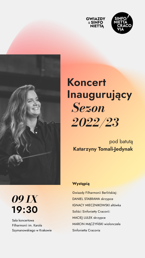 Sinfonietta Cracovia, koncert inaugurujący