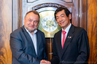 Spotkanie z Ambasadorem Japonii. Fot. Piotr Wojnarowski - Kancelaria Prezydenta
