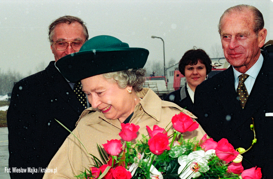 Królowa Elżbieta II w Krakowie