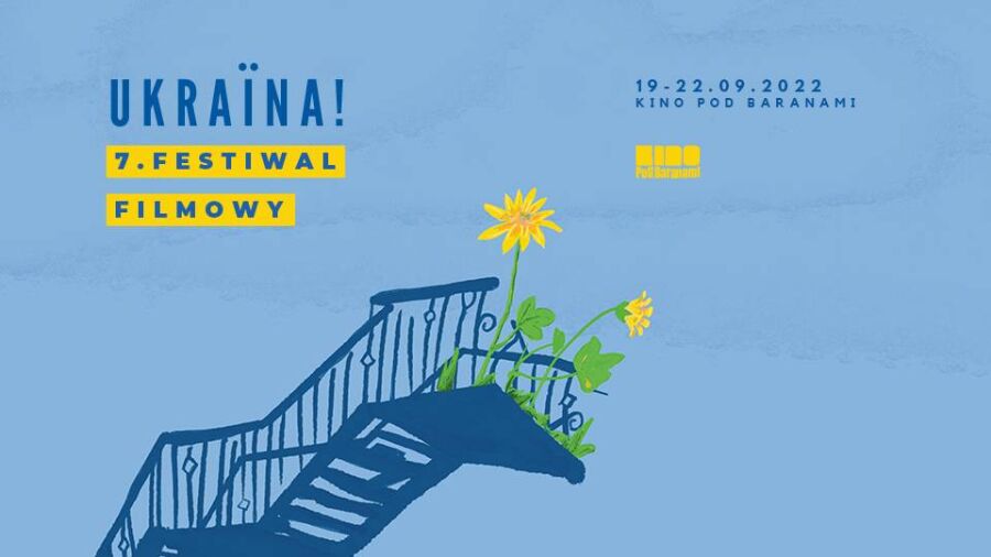 Plakat Festiwalu Filmowego Ukraina! w Kinie pod Baranami