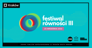 Festiwal równości III - grafika. Fot. Obywatelski Kraków