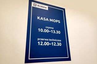 Kasa MOPS. Fot. Miejski Ośrodek Pomocy Społecznej w Krakowie