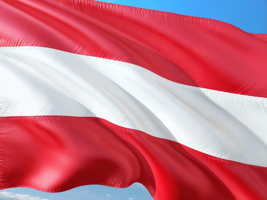 Flagge der Republik Österreich 