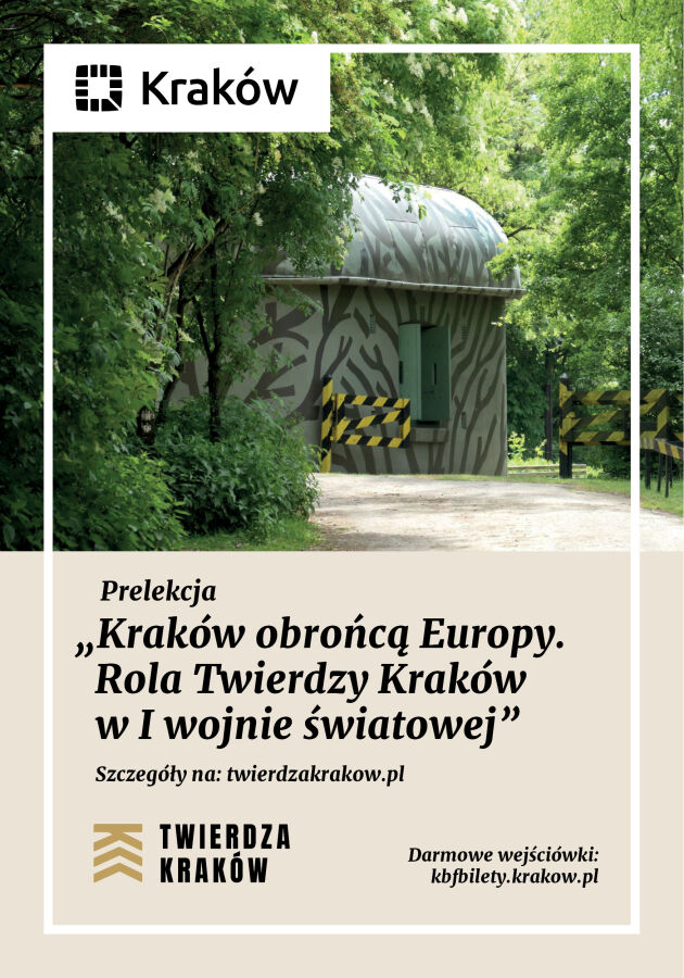 Twierdza Kraków wykład - plakat