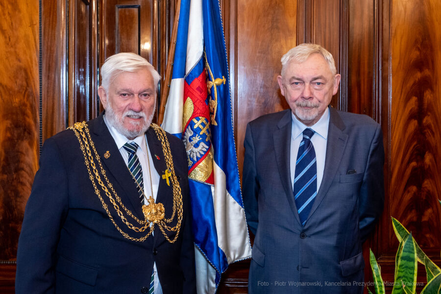 Wizyta Lorda Burmistrza Leeds u Prezydenta Krakowa 
