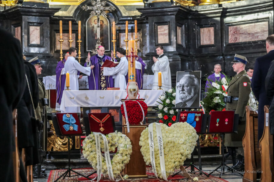 Msza - złożenie prochów Krzysztofa Pendereckiego w Panteonie Narodowym