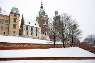 Kraków zimą. Foto Piotr Wojnarowski - Kancelaria Prezydenta