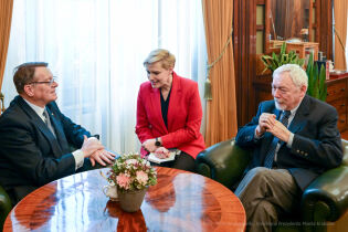 Wizyta Ambasadora Hiszpanii u Prezydenta Krakowa 26.01.2023. Fot. Piotr Wojnarowski - Kancelaria Prezydenta UMK