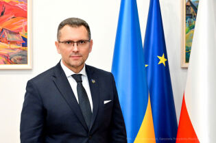 Wywiad z Konsulem Generalnym Ukrainy. Fot. Piotr Wojnarowski - Kancelaria Prezydenta