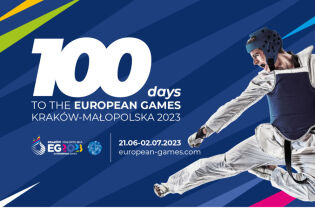 100 dni do IE 2023. Fot. European Games Kraków-Małopolska 2023