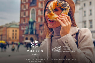 Kraków w Przewodniku Michelin - grafika promocyjna . Photos materiały prasowe