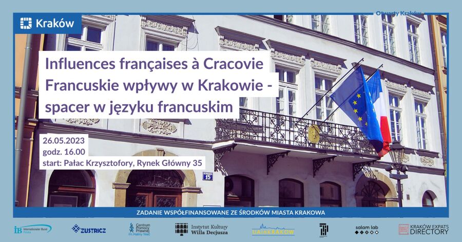 Spacer po francusku w Krakowie organizowany przez Centrum Wielokulturowe